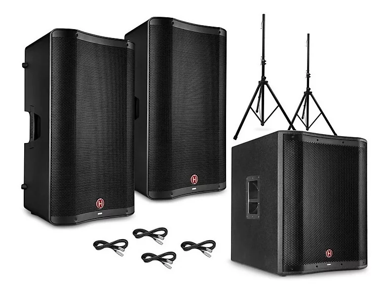Harbinger Vari 2300 Series Powered Speakers Package 