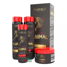 Kit De Cabello Shampoo Acondicionador Leavein Mascara Animal