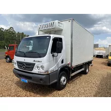 Caminhao Mercedes Benz Accelo 1016 2021 Bau Refrigerado 