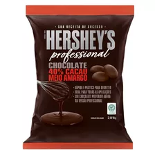 Chocolate Meio Amargo 40% Cacau Professional Hershey's 2.kg