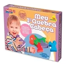 Brinquedo Educativo Bebês - Meu Primeiro Quebra Cabeça