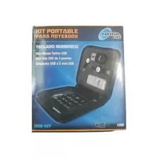 Kit Viajero P/nb Usb Tecl.num. Luz Mouse Hub Wc-noganet