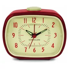 - Reloj Despertador Retro Ac08-r, 1 C/u, Rojo