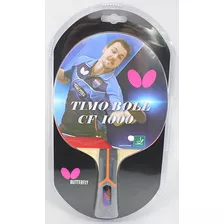 Mariposa Timo Boll Fibra De Carbono Tabla Raqueta De Tenis -