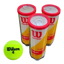 Bola De Tenis Wilson - Pack Com 3 Tubos Com 3 Bolas Cada