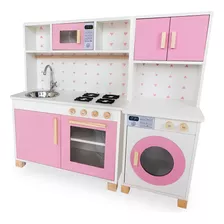 Kit Cozinha Infantil E Máquina De Lavar Infantil