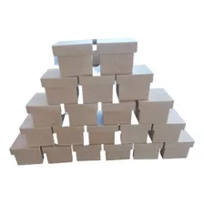 Kit C/ 30 Caixinhas Tp Sapato Mdf Cru 10x10x05 Lembrancinhas