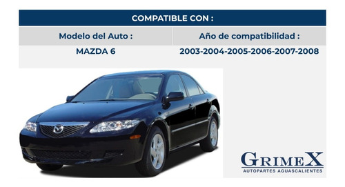 Espejo Mazda 6 2003-2004-05-06-2007-2008 Elect C/desemp Ore Foto 3