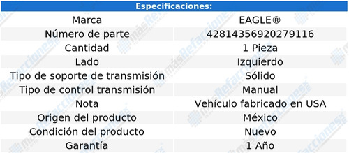 Soporte Motor Caja Transmision Honda Fit 1.5l 2006 2007 2008 Foto 4