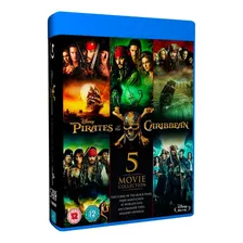 Colección Piratas Del Caribe - Bluray Bd25, Latino