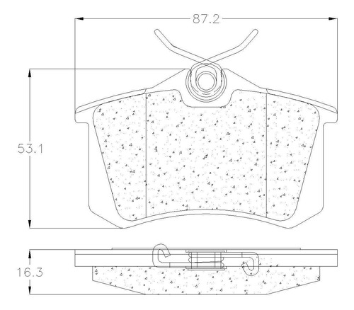 Balatas Traseras Para Renault Scenic Ii 2005 Grc Foto 2