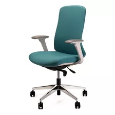 Cadeira Diretor Marelli Select 2367 Azul Com Estrutura Cinz