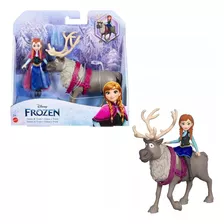 Muñeca Disney Frozen Anna Y Figura De Sven Mattel. 