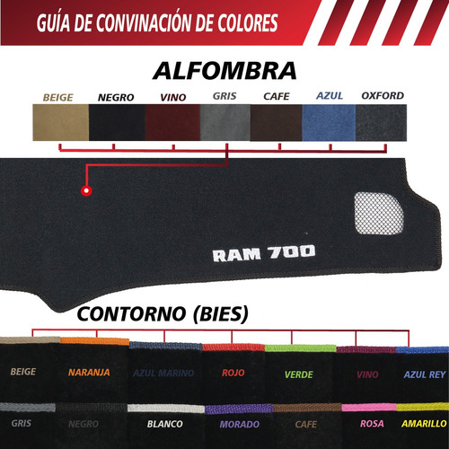 Cubretablero Para Dodge Ram 700 2021 A 2023 Foto 6