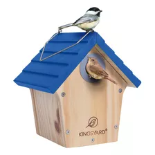Casa De Madera Protector Depredador Para Pájaros En Jardín