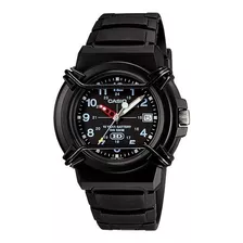 Reloj Casio Para Hombre Hda600b-1bv Deportivo Con Batería Color De La Correa Negro Color Del Bisel Negro Color Del Fondo Negro