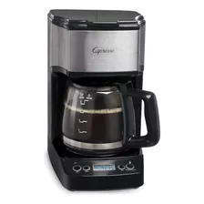 Mini Cafetera De Goteo Capresso Para 5 Tazas, Negra Y Inoxid