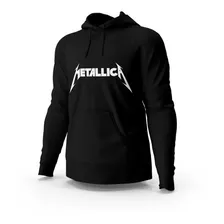 Moletom Blusa Frio Casaco Blusão Metallica Banda Promoçã