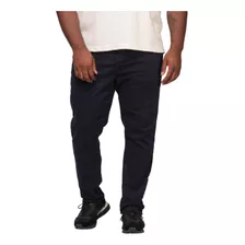 Calça Masculina Sarja Plus Size Slim Alfaiataria Plus Size