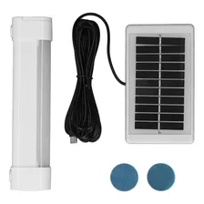 Lampara Led Recargable Linterna + Panel Solar Usb Imantada