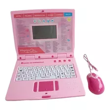 Computador Rosado Niñas Didáctico Aprendizaje Pc Juegos