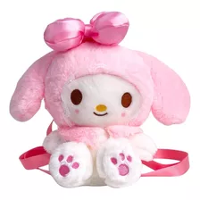 Mochila Peluche My Melody Rosa Para Niñas 