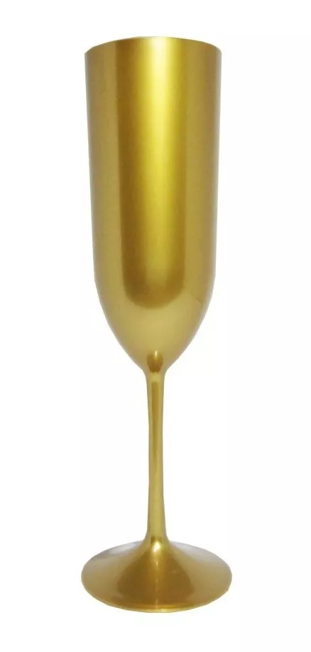 100 Taça De Champanhe Acrílica Lisas Cristal 180ml Champagne