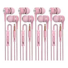 Auriculares Ynr A12 Pack 4 Rosa