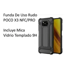 Funda Uso Rudo Poco X3 Nfc Mas Mica