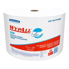 Paños X60 Wypall® Jumbo Roll Reutilizable - (890 Paños) Blanco