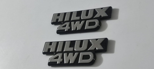 Emblema Hilux 4wd Toyota X2 Cinta 3m Foto 4