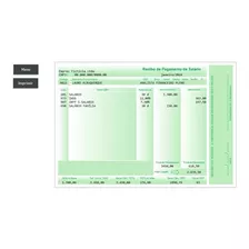 Holerite Modelo Contra-cheque Editável Excel Envio Email