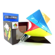 Cubo Mágico Skewb Fanxin Twisted Stickerless + Base Brinde