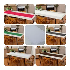 Caminho De Mesa Trilho De Mesa 1,48mt X 38cm Detalhe Em Lese