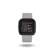 Smartwatch Fitbit Versa 2 Caja De Aluminio Anodizado Mist Grey Aluminium, Malla Stone De Silicona Fb507