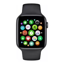 Smartwatch Microwear Series 6 W26+ Plus W26+ Plus 1.75 Caja 40mm De Aleación De Zinc Black, Malla Black De Silicona Black Y Bisel Black De Plástico