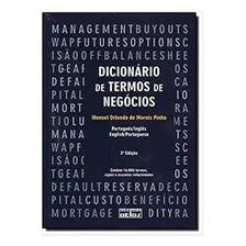 Livro Dicionário De Termos De Negócios - Manoel Orlando De Morais Pinho [2007]