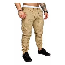 Pantalones De Jogger Para Hombre Pantalones Cargo Casuales D