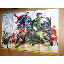 Poster Dc Comics Parede Arte Ivan Reis Liga Da Justiça 86 Cm