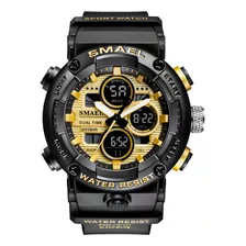 Reloj Smael 8038 Deportivo, Resistente Al Agua, Digital..
