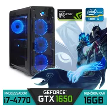 Computador Gamer Intel Core I7-4770 Ram 16gb Hd 1tb Gtx 1650