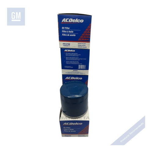 Filtro Aceite Original Acdelco Chevrolet Beat 2020 1.2 Foto 5