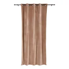 Cortina Velvet 135 X 220 Cm Beige - Telecompras Sc