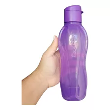 Tupperware Botella Eco Twist Morada Glitter Mediana 750 Ml