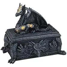 Ss-g-71298 Dragon Trinket Box Figura De Decoración De ...