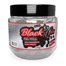 Gel Cola Cabelo Black Fix 250gr Tampa Rosca