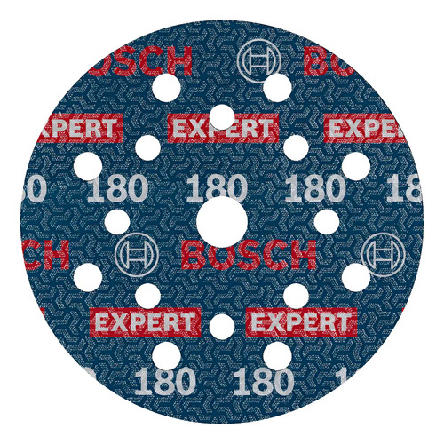 Lija Orbital Velcro Bosch 125mm Expert Multi Mater G180 X 6u Cantidad De Granos 180