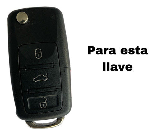 Funda Llave Silicon Vw Jetta Bora Golf Polo Vento Gol Passat Foto 2