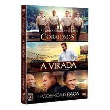 Corajosos / A Virada / O Poder Da Graça - Dvd Triplo