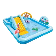 Piscina Playground Aventura Na Floresta 493 Litros Mais 57 L